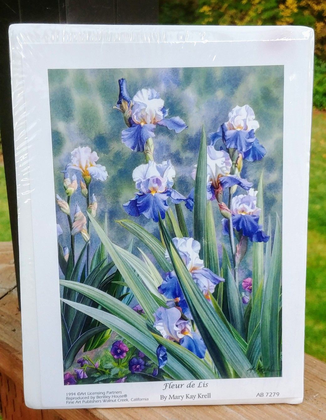 Mary Kay Krell- "Fleur de Lis" Iris Print