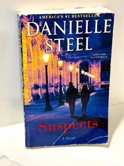 Suspects by Danielle Steel Paperback Novel Dell Books Mystery Thriller Fiction