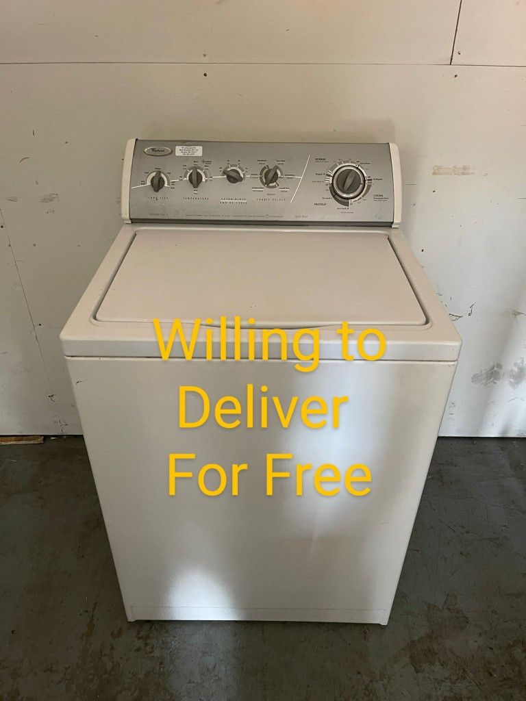 Whirlpool Heavy Duty Washer Super Capacity Plus