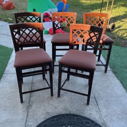 Kitchen Chairs 5 Piece Set