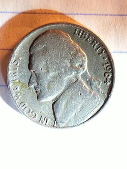 1964 Jefferson Nickel   Coin