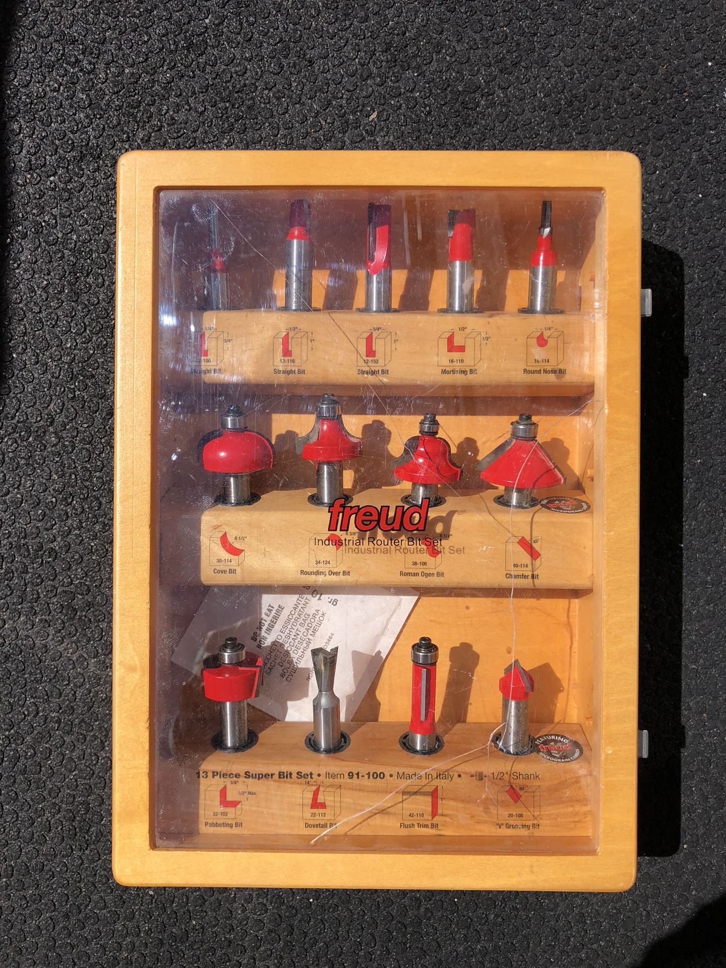 Freud 91-100 13 Piece Super Router Bit Set - 1/2 “ Shank
