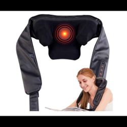 Neck And Shoulder Massager With Heat.