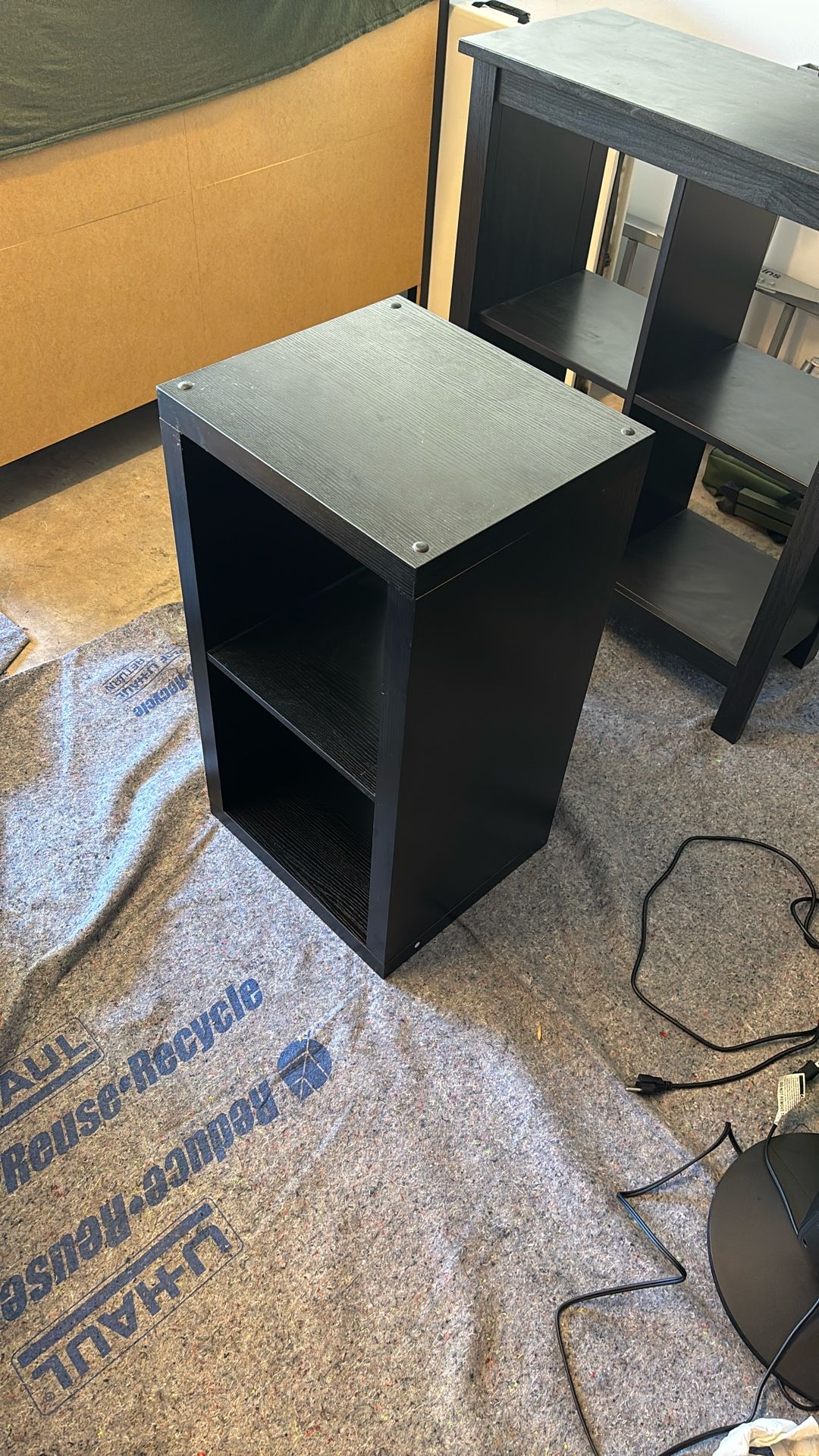 2 Cubby End table Cabinet