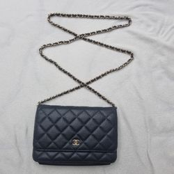 Leather Channel Bag