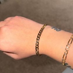 Gold Plates Bracelet 
