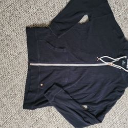 Volcom Zip Hoodie Black Medium