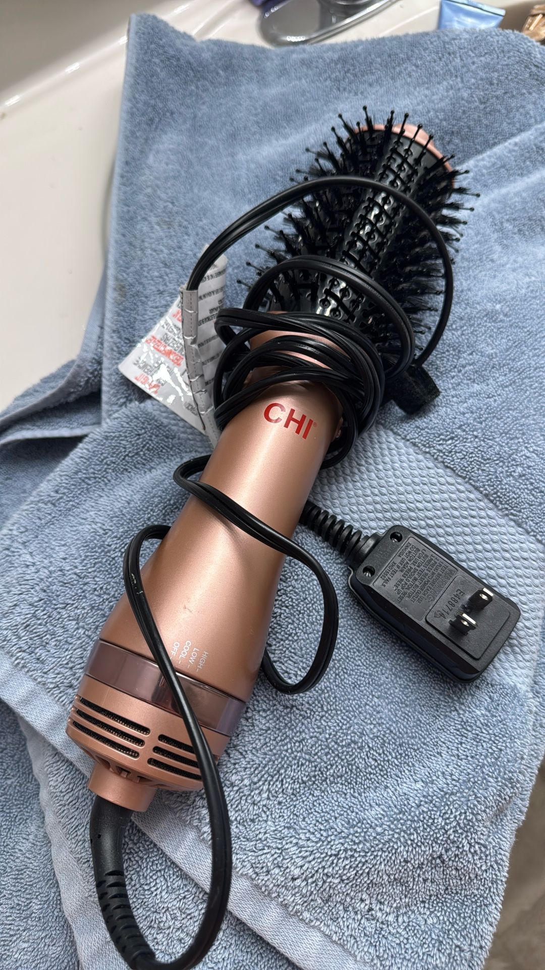 Chi 4 In 1 Blowout Brush in Rose Gold