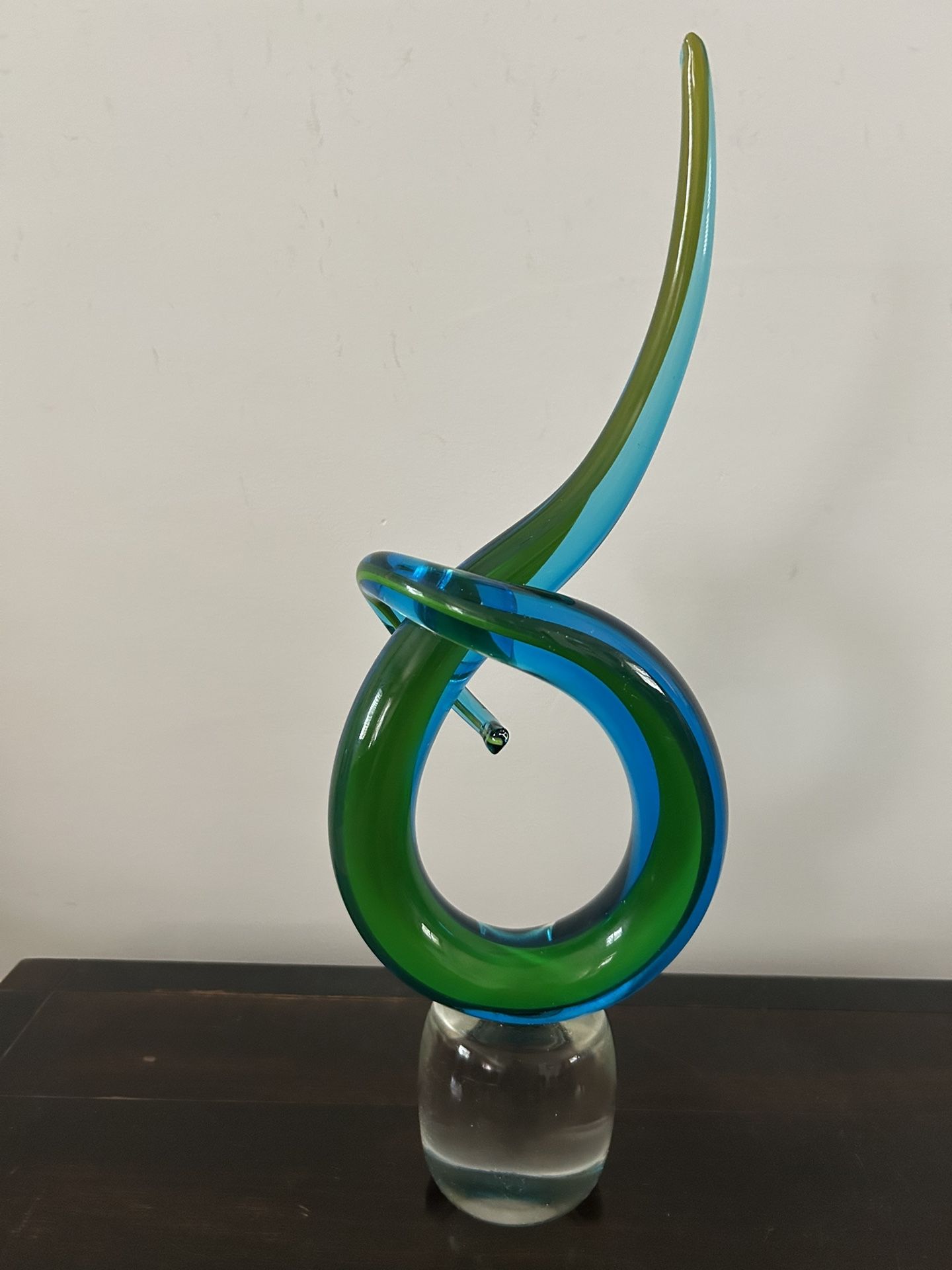 Infinity Glass Art Sculpture