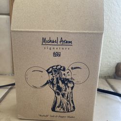 Michael Aram Barbell And Hand Salt And Pepper Shaker