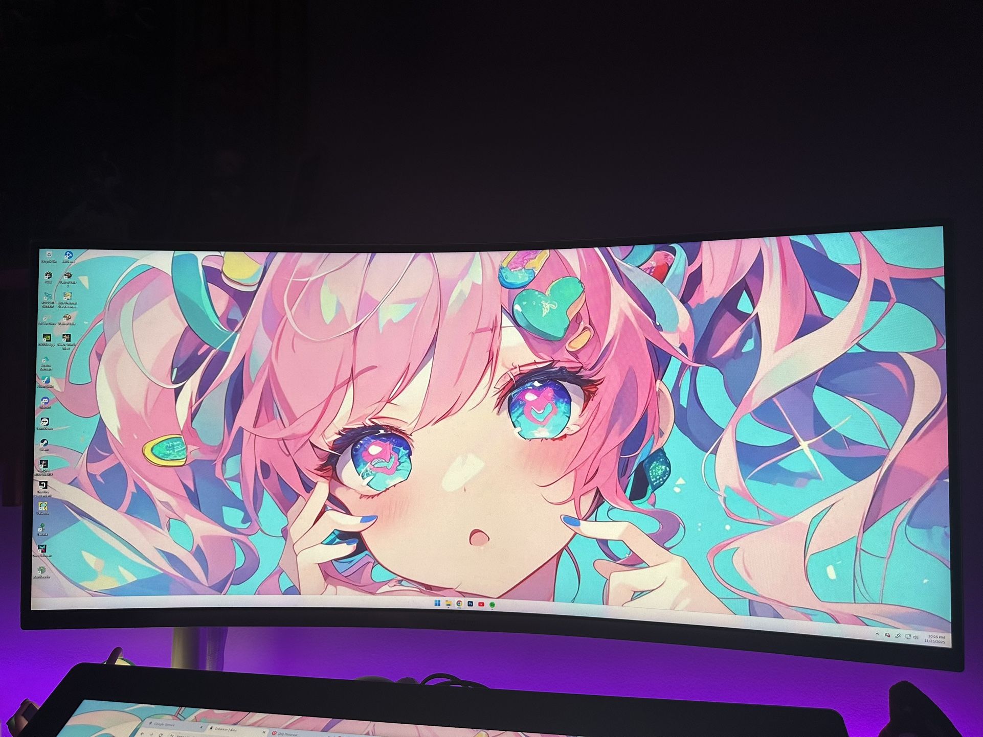 SAMSUNG 34” ViewFinity CJ79 Series Ultrawide QHD (3440x1440) Computer Monitor, 100Hz, Thunderbolt 3 Daisy Chain, QLED, HDMI, USB Hub, Height Adjustabl