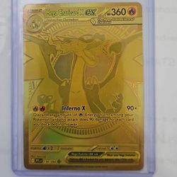 Gold Charizard ex 130 Phantasmal Flames