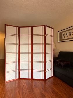Japanese style room divider