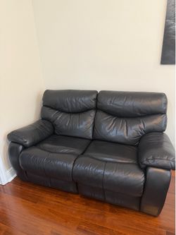 Leather couch