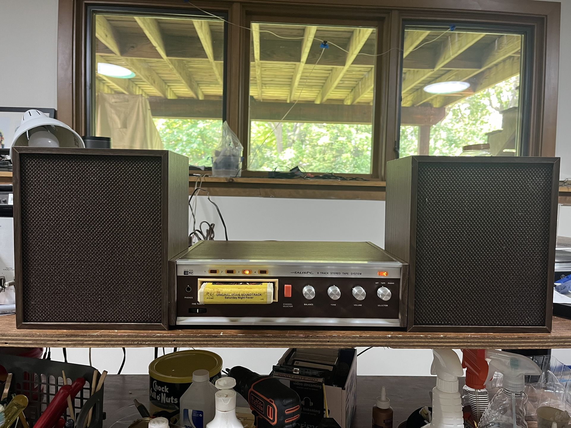 Realistic 8 Track Stereo System