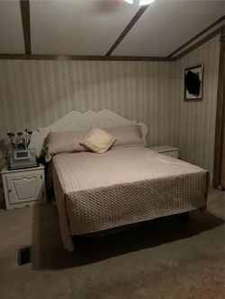 Bed Headboard, nightstands, dressers
