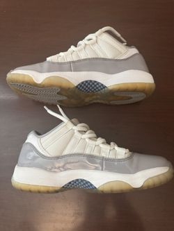 Authentic Jordan 11 Low Cement Grey Size 5.5 Y No Box 