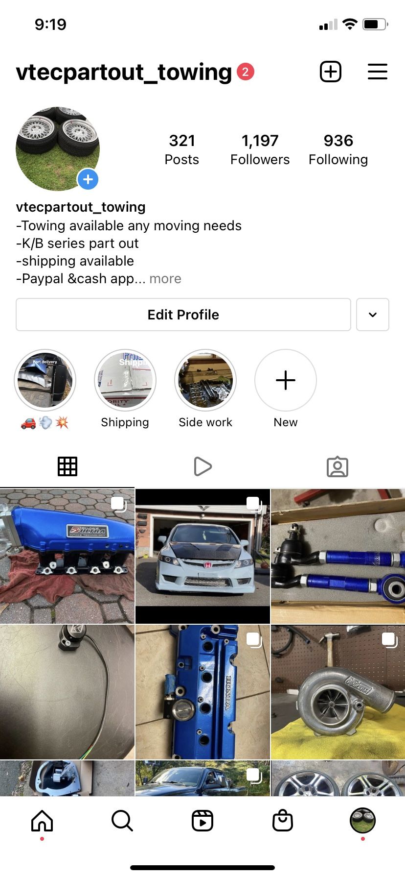 07 Honda Civic sedan part out