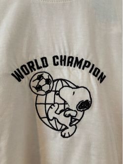 World cup Snoopy T-shirt -Large