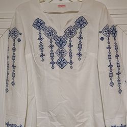 Embroidered Ukrainian Blouse