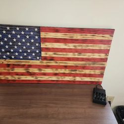 Handcrafted Custom Wooden Flags