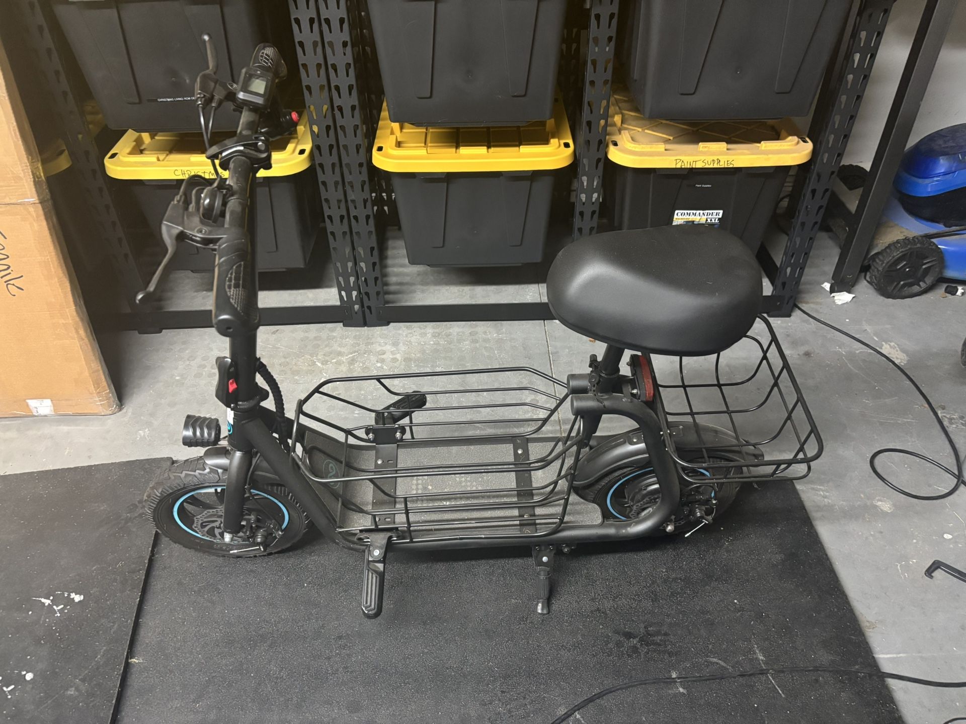 Gyroor C1S Electric Scooter 800W – Front & Rear Baskets