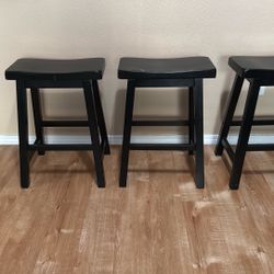 Black Mini Stools For Sale‼️