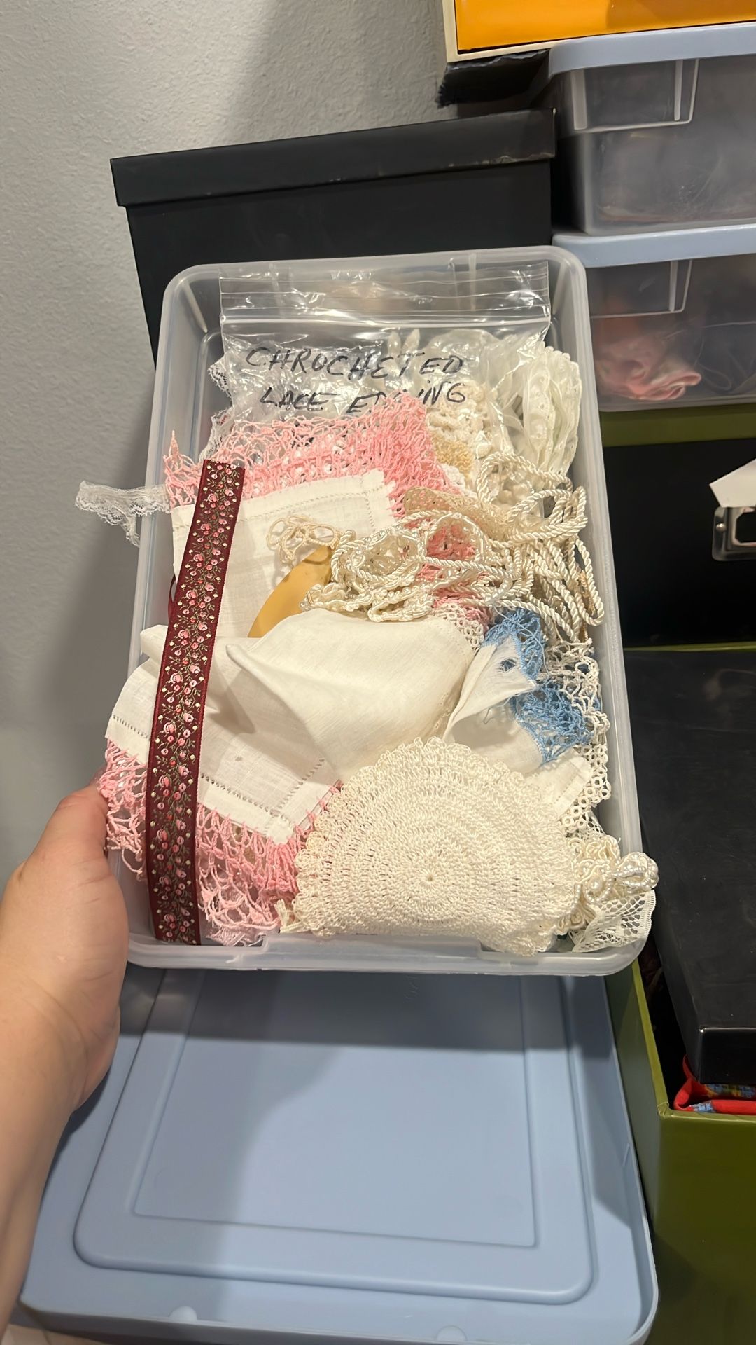Box Of Vintage Lace