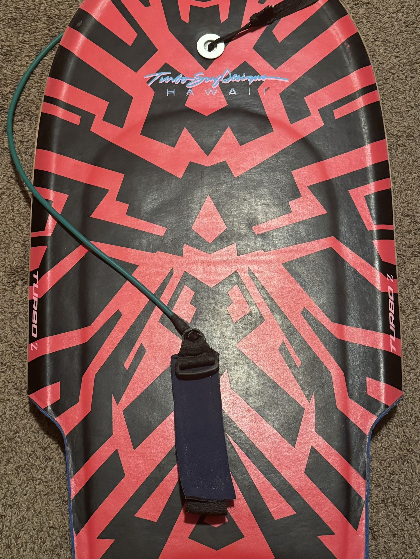 Vintage Turbo Surf Designs Hawaii Boogie Board