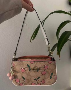 Coach mini cherry purse