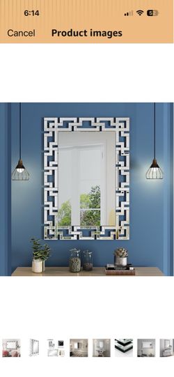 Rustic Romance Mirror - Oversized 47" L x 31.5" W