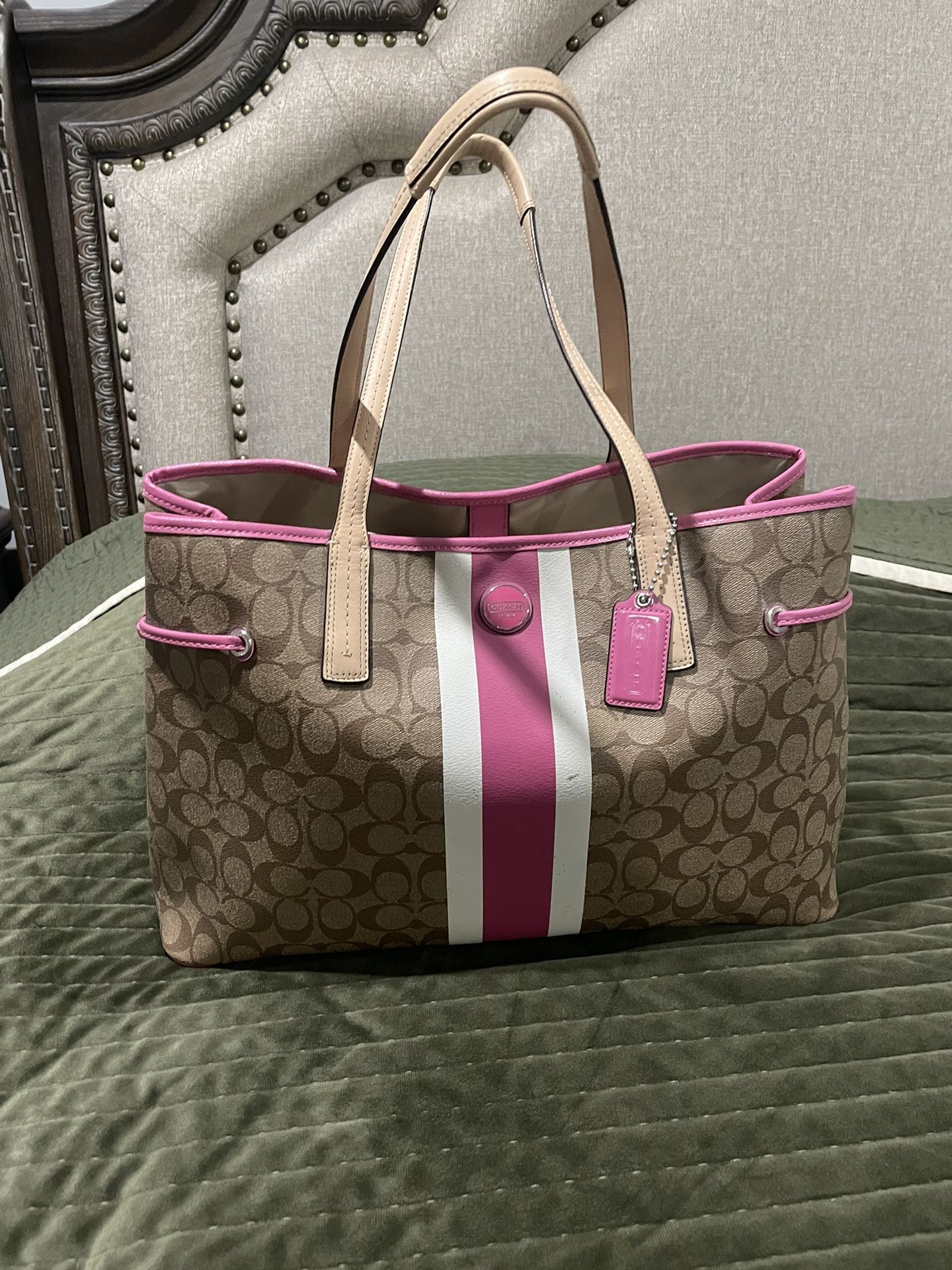 Coach Canvas Tote Bag