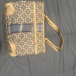 Y2K Blue Coach Purse 