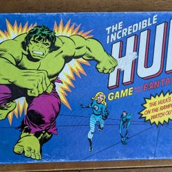 Rare, Vintage 1978 The Incredible Hulk Board Game 