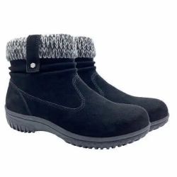 Khombu, Ladies' All-Weather Boot Bootie Suede Leather  