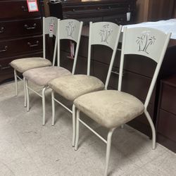 Four chairs $200