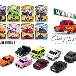 CarTuned 1:64 Series 6 Mainline Assortment of 8 Styles 2025