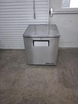 True Commercial Cooler Stainless Steel Undercounter Refrigerator Fridge