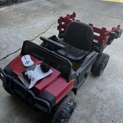 Electric Kids Car With Remote Control And Charger