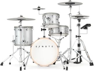 EFNOTE 5 Electronic Drum Set - White Sparkle