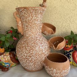 Talavera/terracotta Water Fountain 