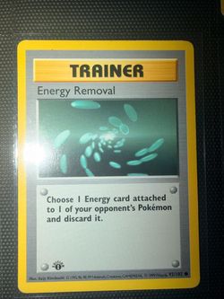 Pokemon card vintage Trainer 1st edition