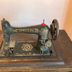Elgin Treadle Sewing Machine 