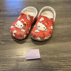 Hello Kitty Crocs Kids Size 10C
