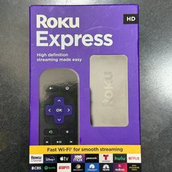 Roku Express HD Streaming Media Player - 3960R Brand New