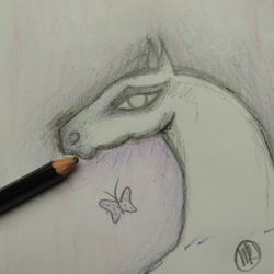 Oil Pastels Art On Paper Unframed 5x4 Inches 