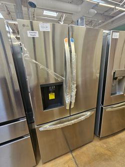 LG French Door refrigerator Stainless steel 36 inch wide