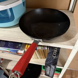 Imusa 12-inch Nonstick Carbon Steel Wok