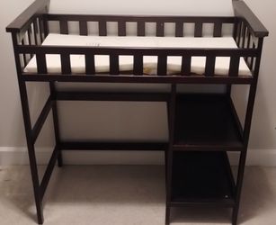 Baby Crib With Mattress And Changing Station