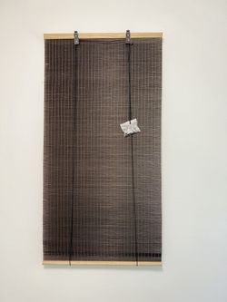 New Bamboo Blackout Blinds for Interior Windows 21"x36" 